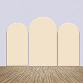 Licht Cremig Dekor Solide Farbe Bogen Hintergrund Bausatz